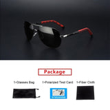 SAYLAYO Fashion Polarized Sunglasses Men Classic Vintage Alloy