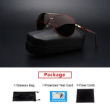 SAYLAYO Fashion Polarized Sunglasses Men Classic Vintage Alloy