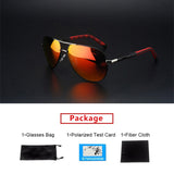 SAYLAYO Fashion Polarized Sunglasses Men Classic Vintage Alloy