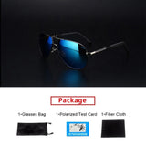 SAYLAYO Fashion Polarized Sunglasses Men Classic Vintage Alloy