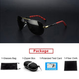 SAYLAYO Fashion Polarized Sunglasses Men Classic Vintage Alloy