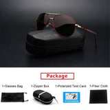 SAYLAYO Fashion Polarized Sunglasses Men Classic Vintage Alloy