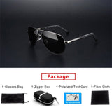 SAYLAYO Fashion Polarized Sunglasses Men Classic Vintage Alloy