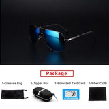 SAYLAYO Fashion Polarized Sunglasses Men Classic Vintage Alloy