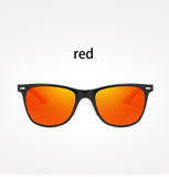 Vintage Male Polarized Sunglasses Aluminum Magnesium Driving Glasses Rectangle