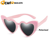 baby girl sunglasses for children heart 2019 TR90 black pink red heart sun glasses