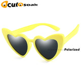baby girl sunglasses for children heart 2019 TR90 black pink red heart sun glasses