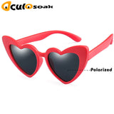 baby girl sunglasses for children heart 2019 TR90 black pink red heart sun glasses